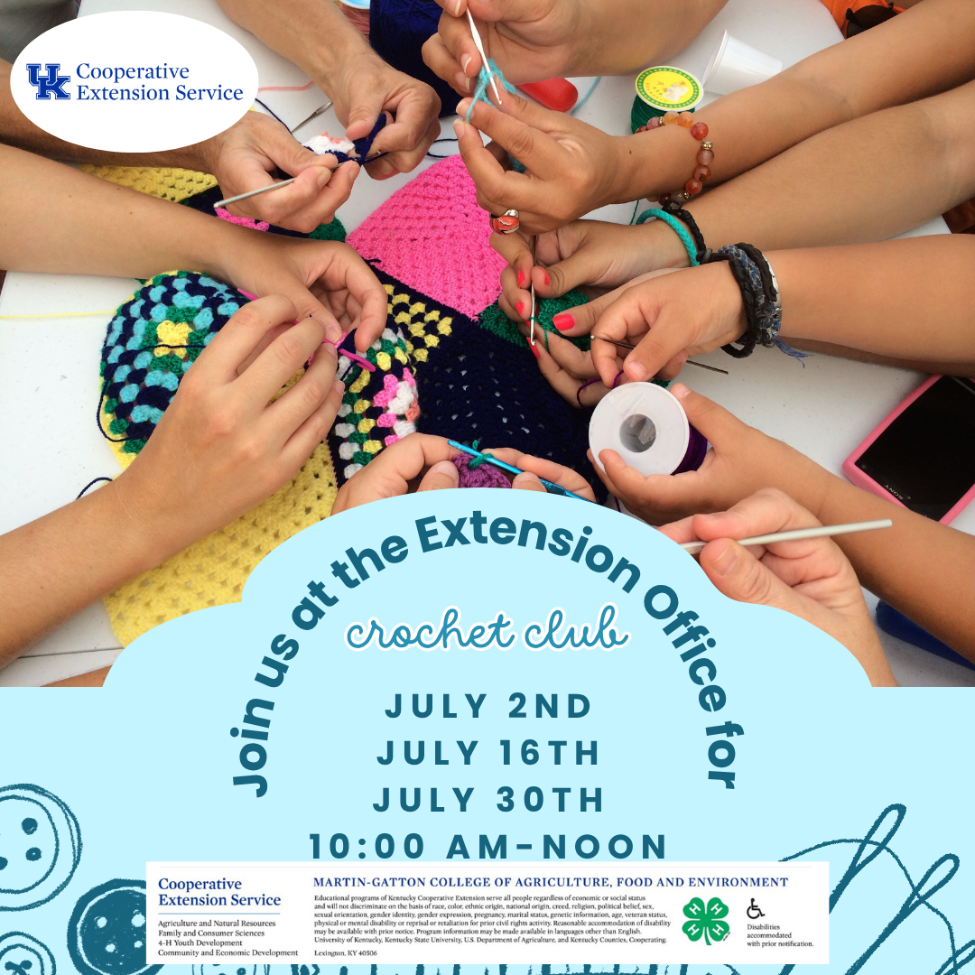 Crochet Club Flyer