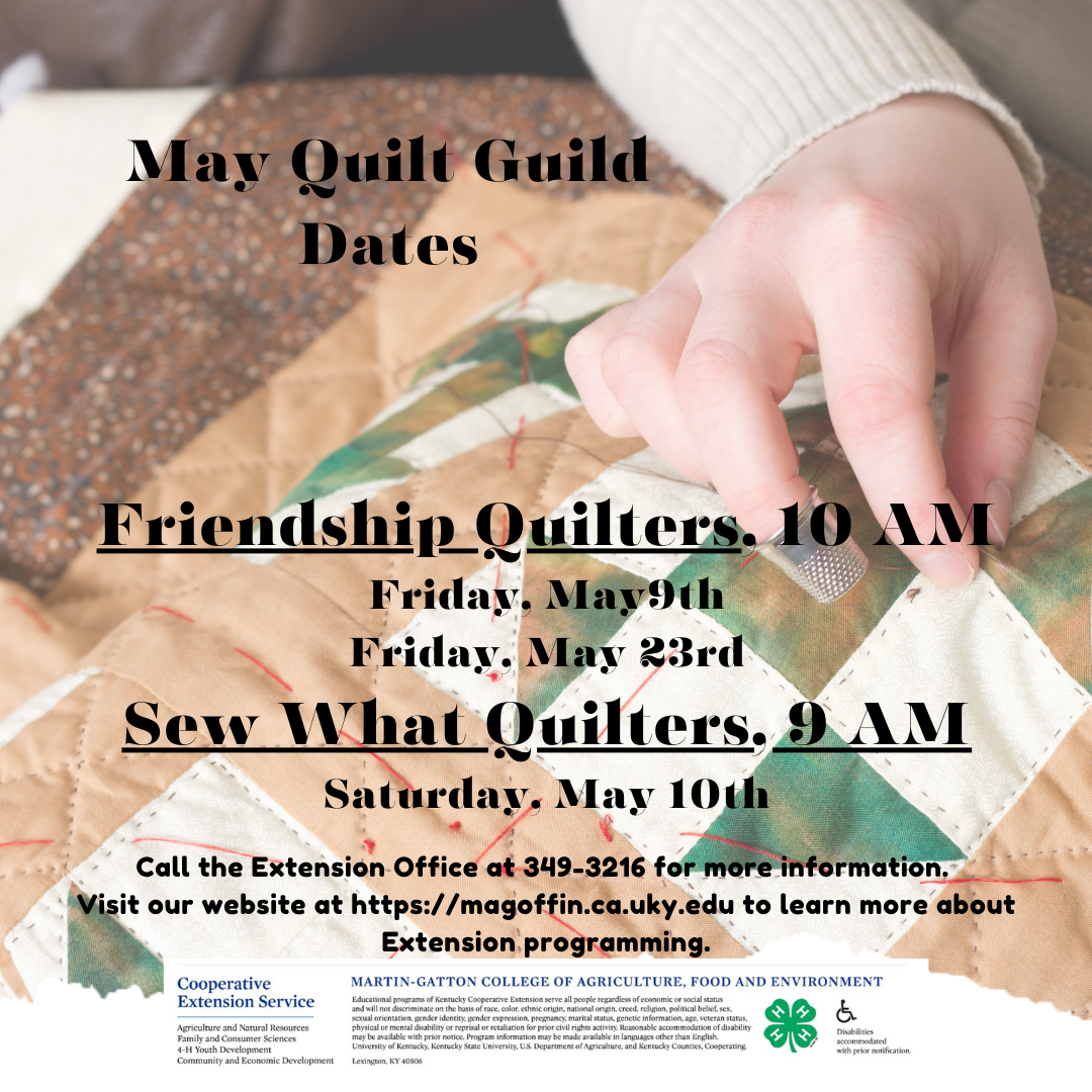 May Quilt Guild
