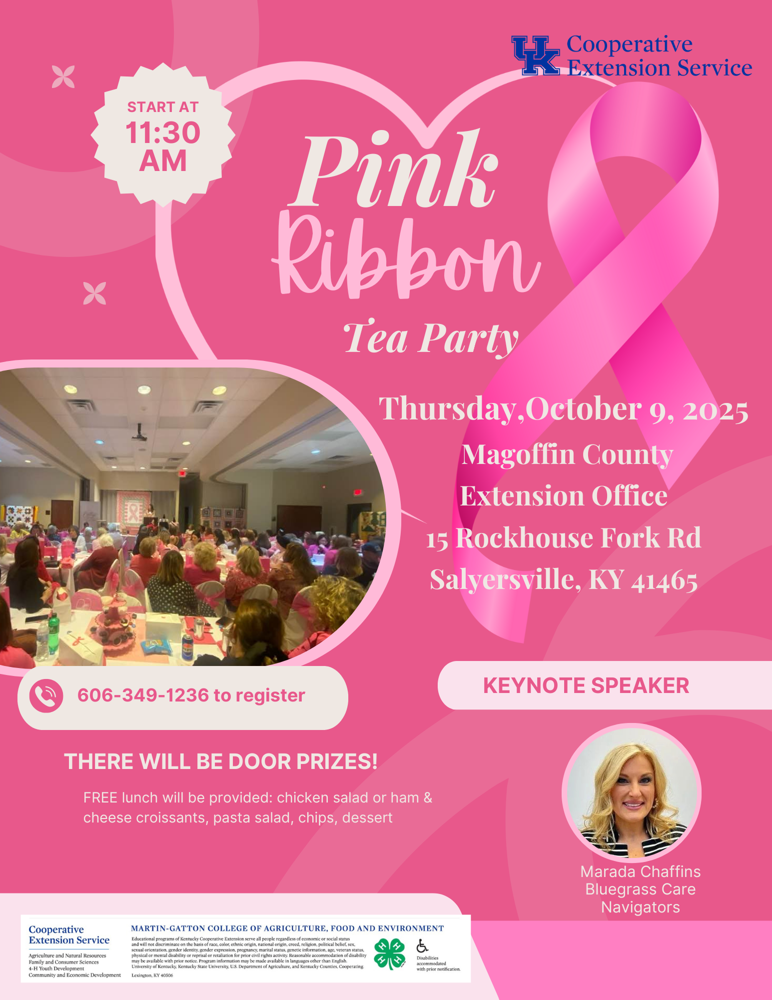 Pink Ribbon Luncheon Flyer 
