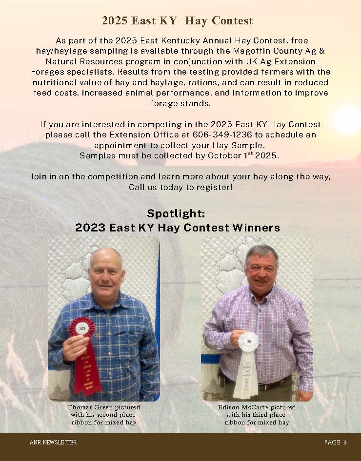 East KY Hay Contest flyer