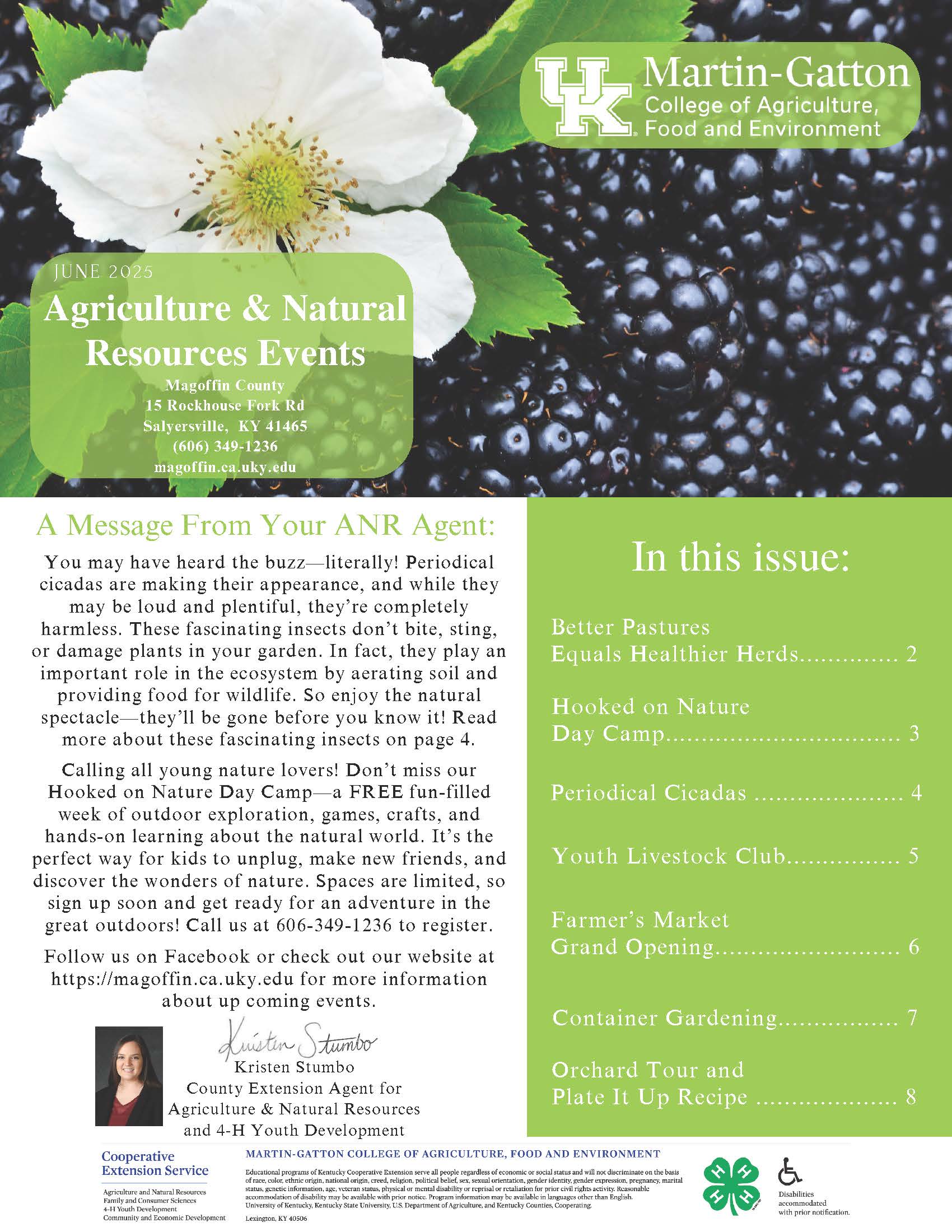 June ANR Newsletter front page