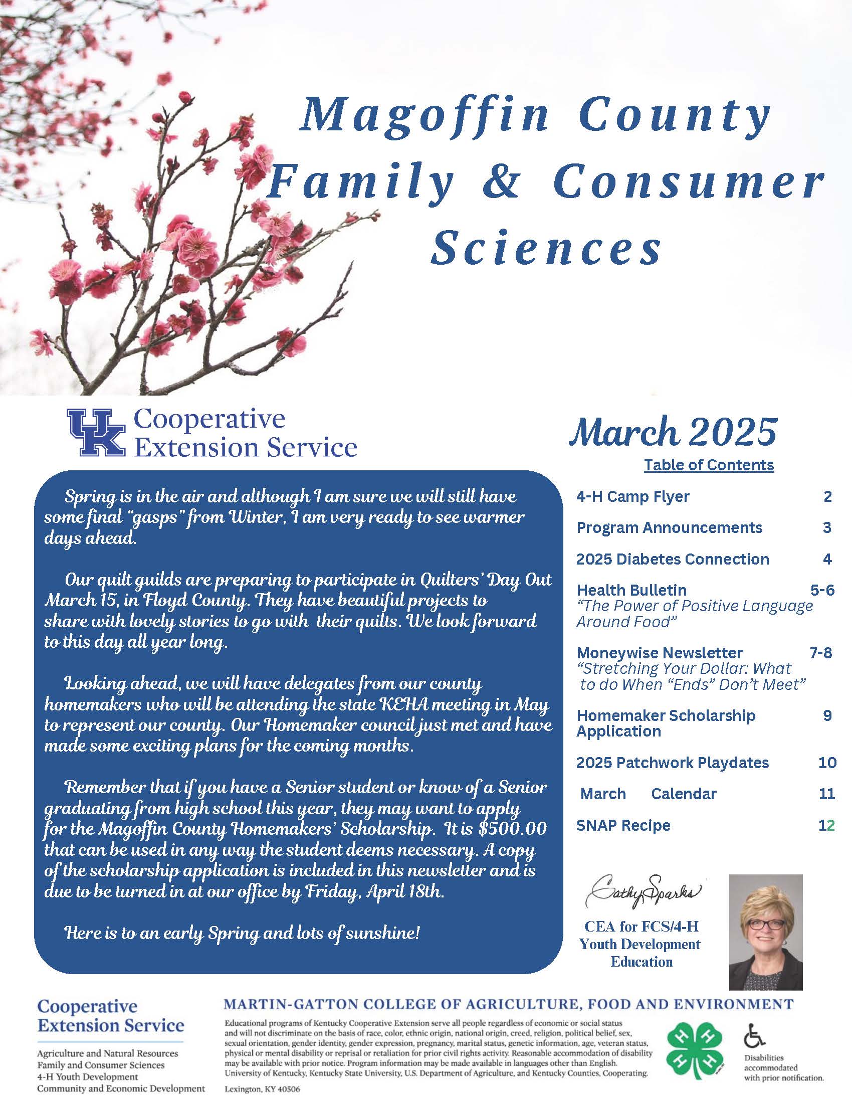 March 2025 FCS Newsletter