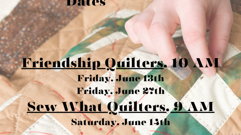 June Quilt Guild Flyer