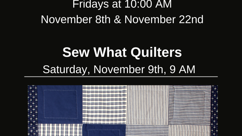 November Quilt Guild Dates