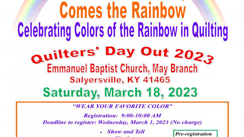 Quilters' Day Out 2023 Flyer